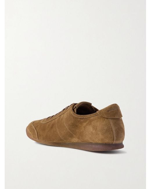 Officine Creative Brown Hazel 001 Suede Sneakers for men