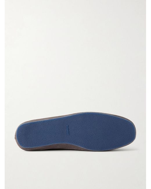 Jil Sander Brown Suede Derby Shoes for men