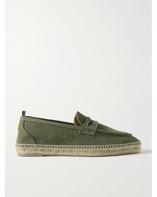 Castaner Green Nacho Canvas Espadrilles for men