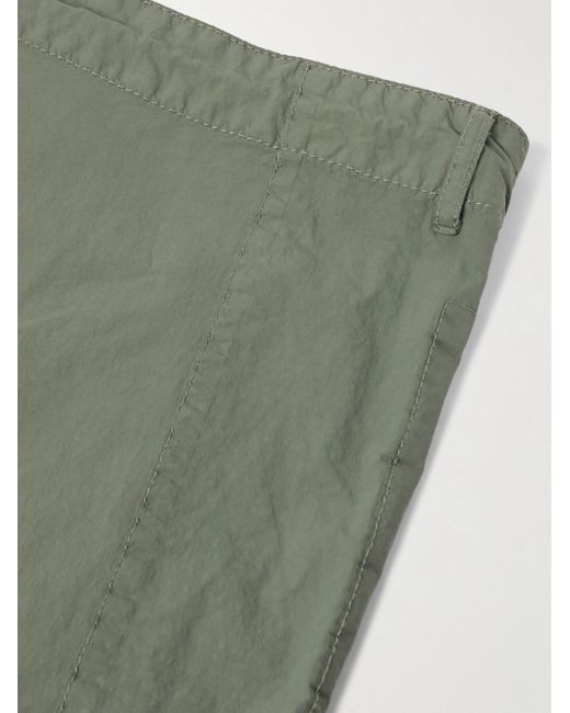 C P Company Green Straight-leg Logo-appliquéd Ripstop Cargo Pants for men