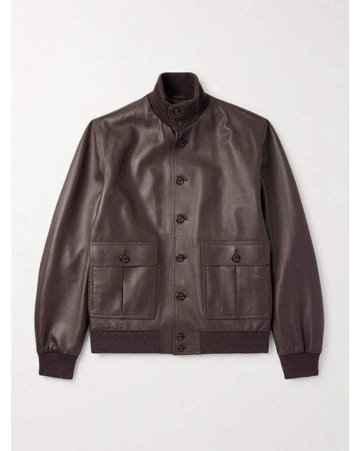 Valstar Brown Ino Leather Jacket for men
