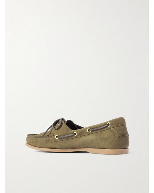 Tom Ford Robin Bootsschuhe aus Nubukleder in Green für Herren