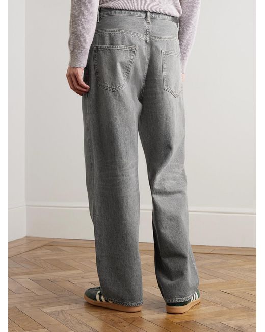 FRAME Gray Baggy Straight-Leg Jeans for men