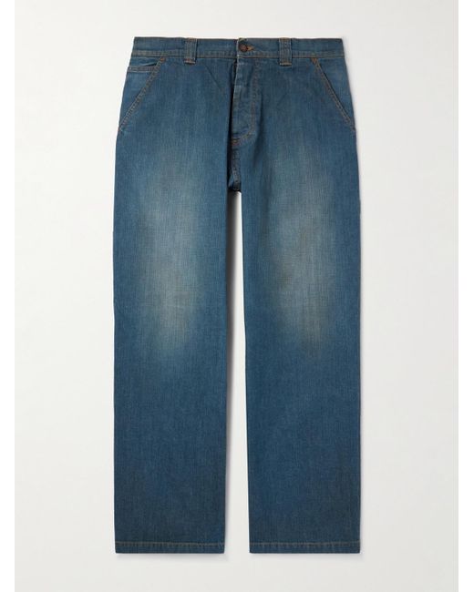 Jeans a gamba larga di Maison Margiela in Blue da Uomo