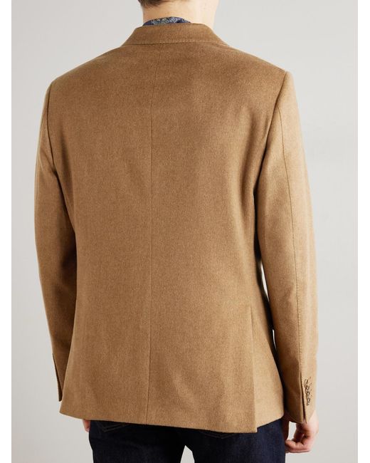 Etro Brown Roma Cashmere Blazer for men