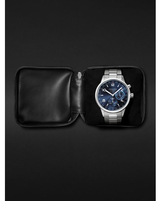 Nomos Black Club Sport Neomatik Worldtimer Blue Automatic 40mm Stainless Steel Watch for men