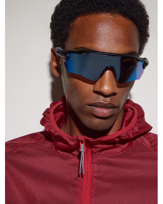 Oakley Blue Radar Ev Path D-Frame Acetate Sunglasses for men