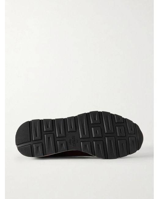 Berluti Black Fast Track Full-Grain Venezia Softy Leather Sneakers for men
