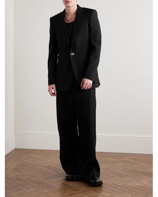 Givenchy Black Slim-Fit Wool Blazer for men