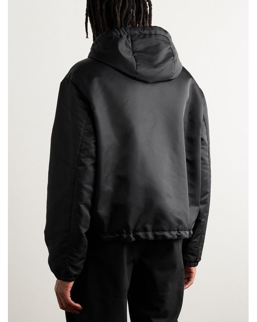 Loewe Black Nylon Padded Jacket for men