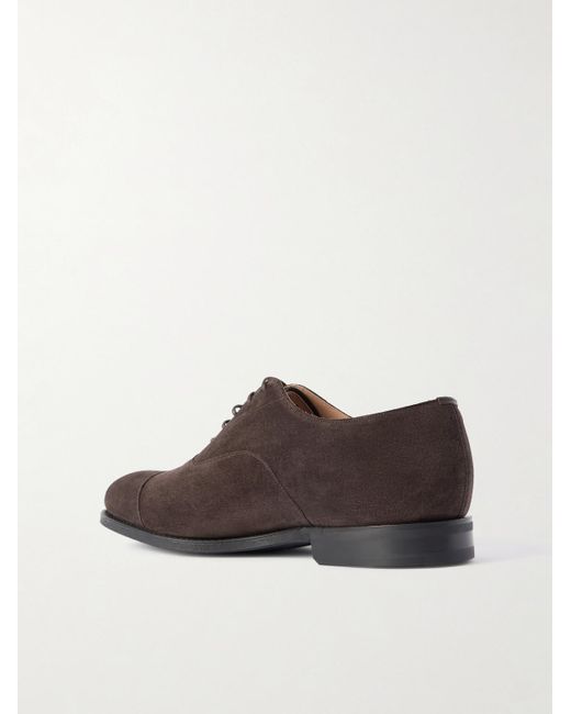 Church's Brown Consul R 2.0 Suede Oxford Shoes for men