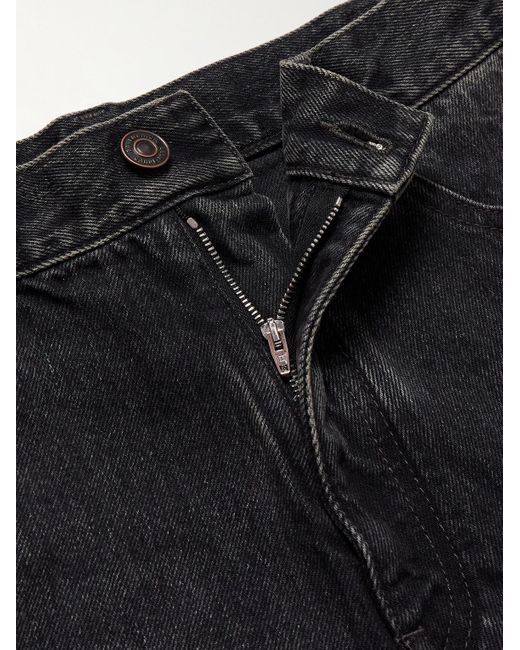 Balenciaga Black Straight-leg Organic Jeans for men