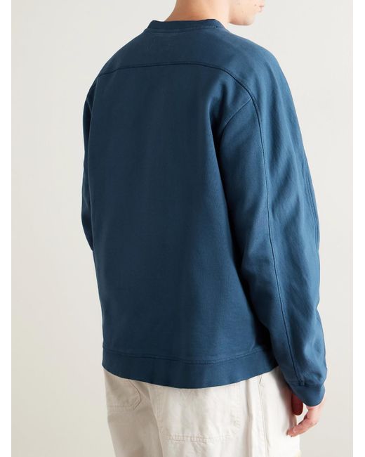 Felpa di Folk in Blue da Uomo