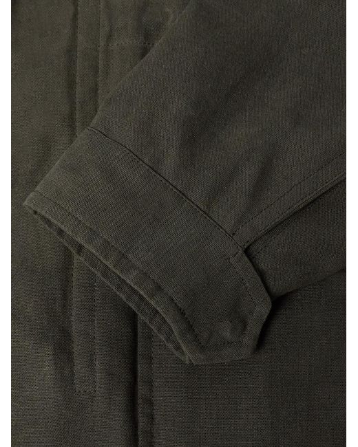 James Purdey & Sons Green Range Cotton And Linen-Blend Parka for men
