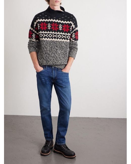 Pullover A Collo Alto di Polo Ralph Lauren in Gray da Uomo