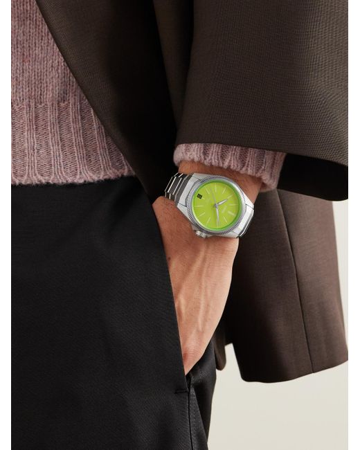 Oris Black The Muppets Propilot X Kermit Limited Edition 39Mm Titanium Watch, Ref. No. 01 400 7778 7157-Set for men