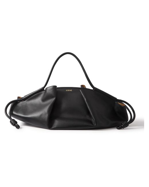 Loewe Black Paseo Xl Leather Tote for men