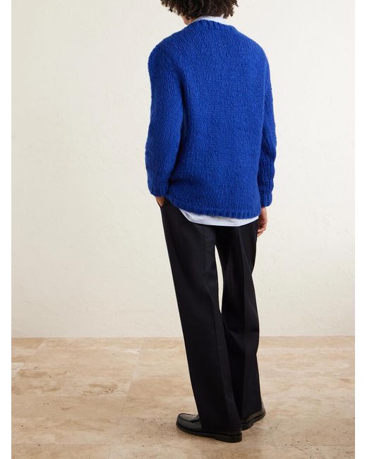 Gabriela Hearst Blue Lawrence Welfat Cashmere Sweater for men