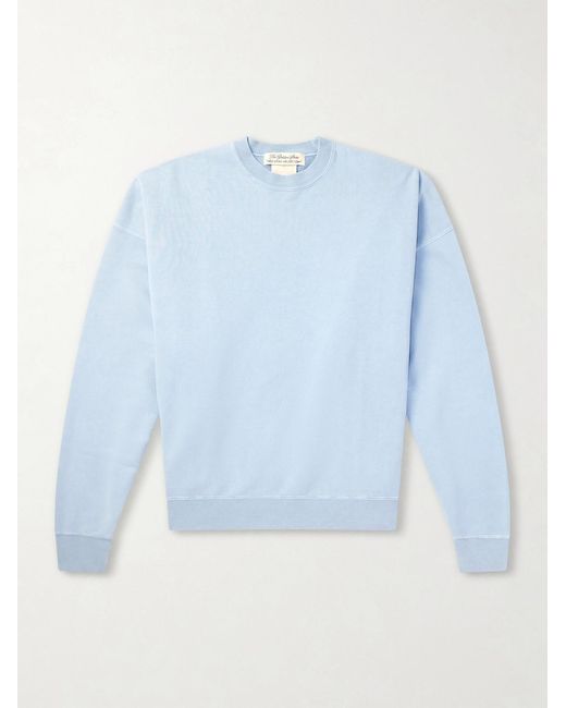Remi Relief Blue Cotton-jersey Sweatshirt for men