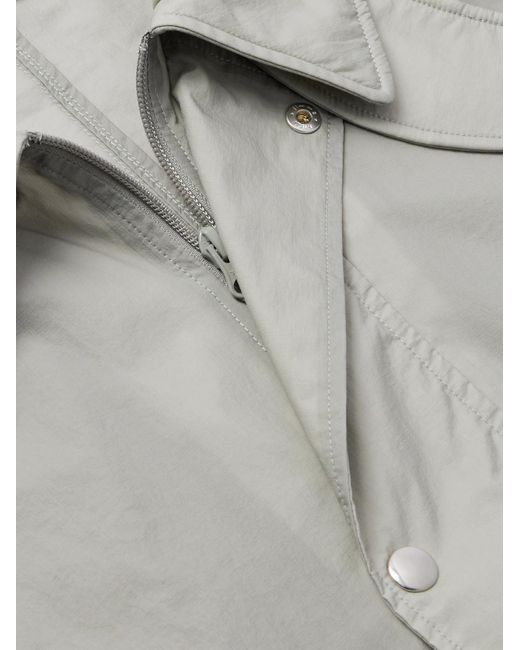 mfpen Gray Provenance Recycled-ripstop Jacket for men