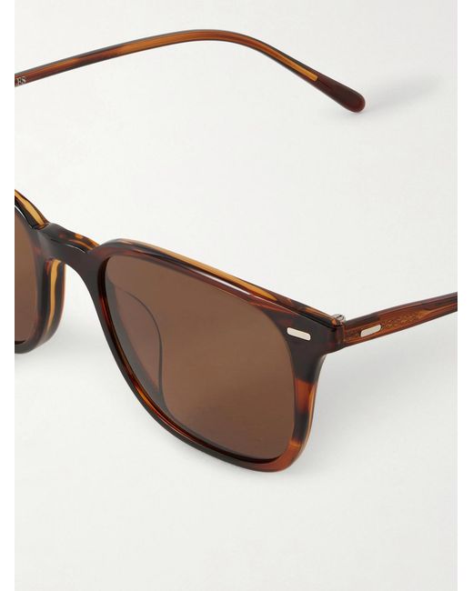Oliver Peoples Brown Laedin D-frame Acetate Sunglasses for men