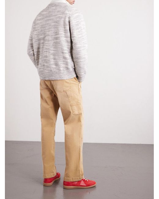 Corridor NYC White Space-dyed Alpaca And Pima Cotton-blend Sweater for men