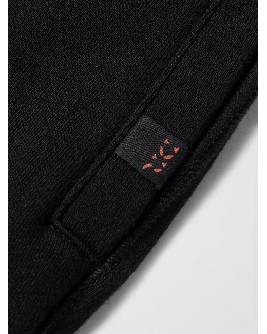 Derek Rose Black Quinn 1 Tapered Cotton And Modal-Blend Jersey Sweatpants for men