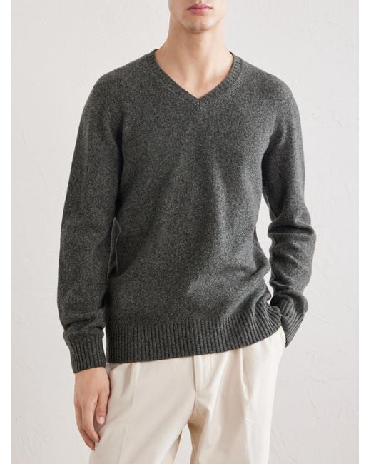 Hartford Gray Wool Sweater for men