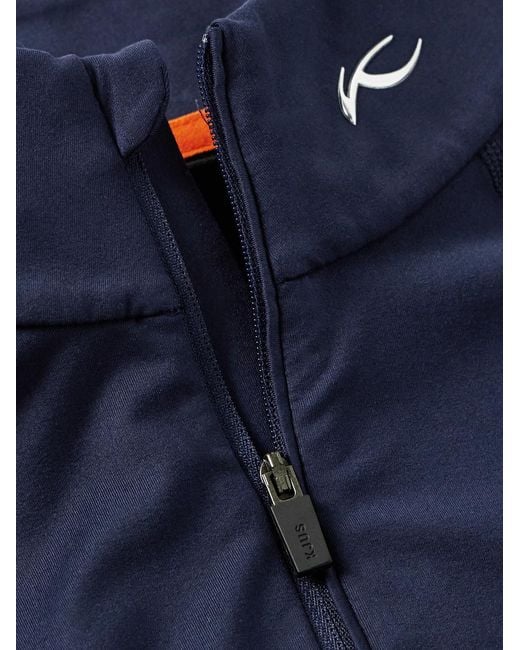Kjus Blue Feel Stretch-jersey Half-zip Ski Mid-layer for men