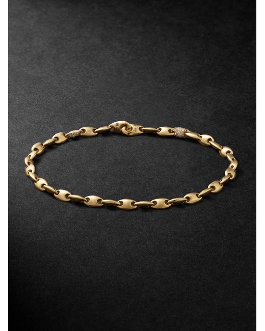 M. Cohen Black Neo 18-Karat Diamond Chain Bracelet for men