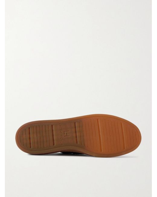 Officine Creative Brown Herbie 001 Deerskin Loafers for men