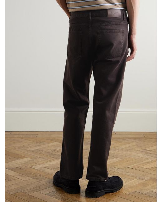 NN07 Black Sonny 1874 Straight-leg Organic Jeans for men