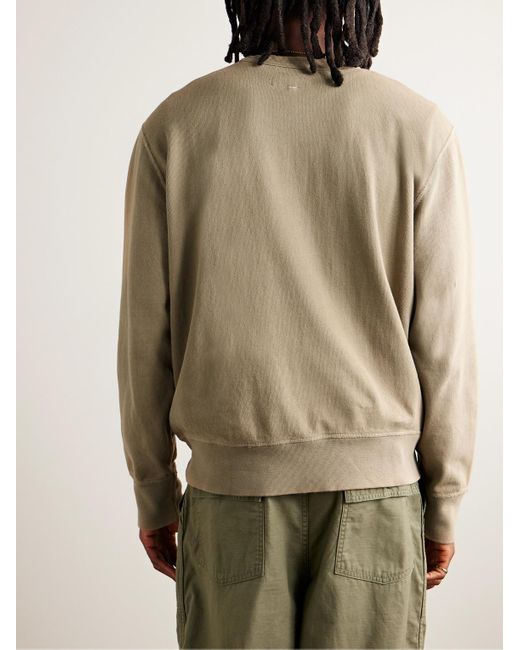 Rag & Bone Natural 425 Damon Logo-print Cotton-jersey Sweatshirt for men