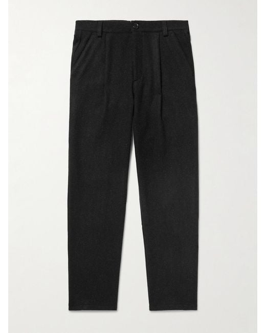 Pantaloni A Gamba Dritta di Oliver Spencer in Black da Uomo