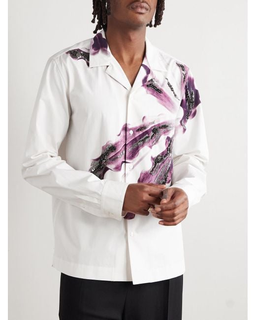 Camicia di Dries Van Noten in Natural da Uomo