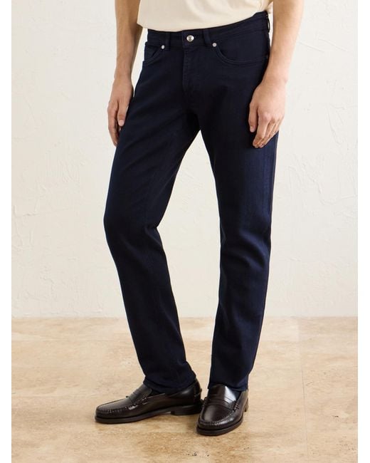 Peter Millar Blue Fairfield Straight-leg Garment-dyed Jeans for men