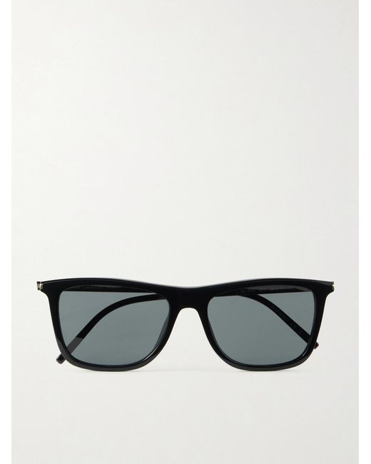 Saint Laurent Black Squared-frame Acetate Sunglasses for men