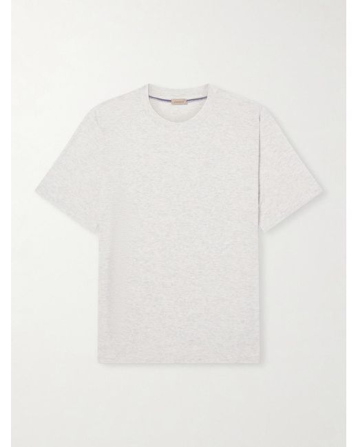 Zimmerli of Switzerland White Lyocell-Blend Jersey Pyjama T-Shirt for men