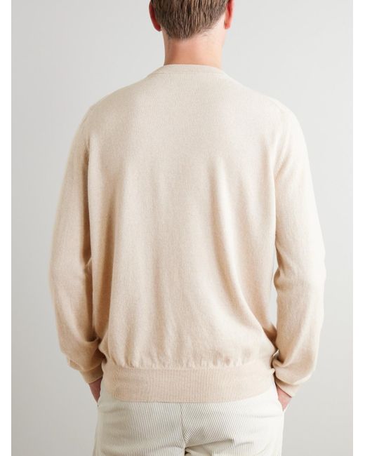 Loro Piana Natural Slim-Fit Baby Cashmere Sweater for men