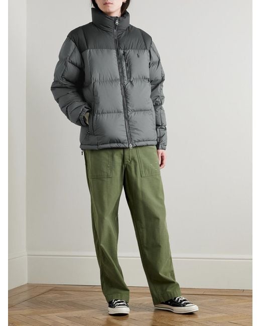 Polo Ralph Lauren Gray Gorham Quilted Ripstop Down Jacket for men