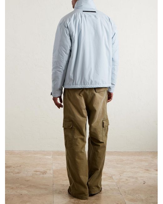 Laminar Blue Padded Shell Hooded Jacket for men