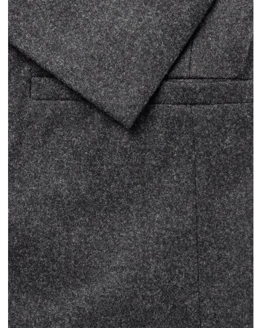 Givenchy Blue Wool-Flannel Suit Jacket for men