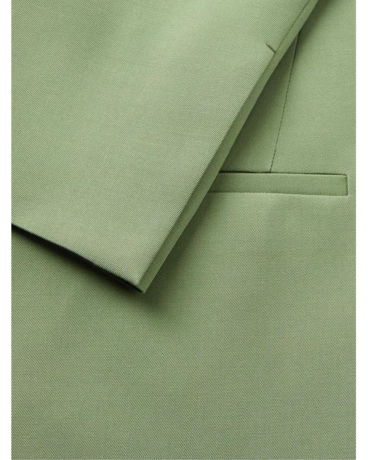 Jil Sander Green Wool-Twill Blazer for men