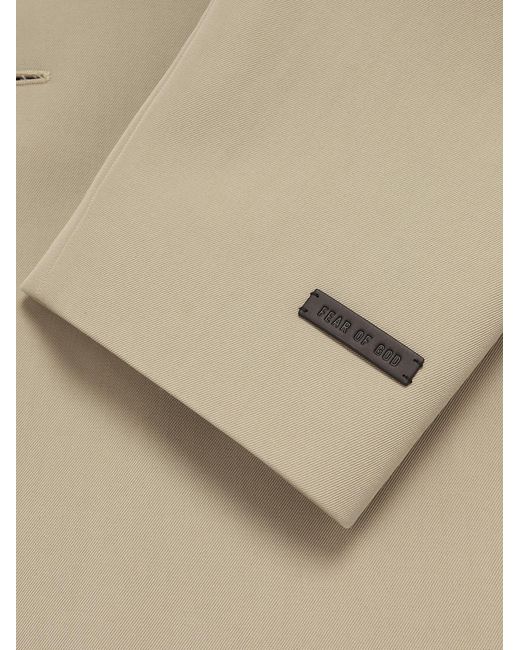 Fear Of God Natural Eternal Wool And Cotton-Blend Twill Coat for men