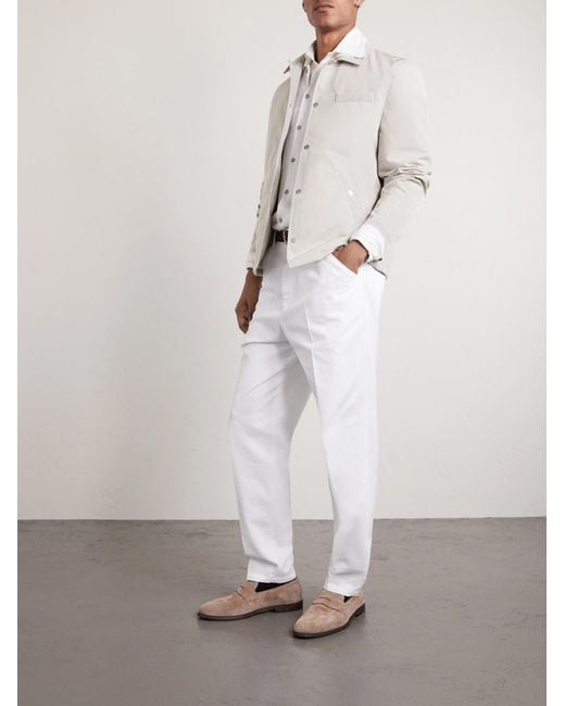 Brunello Cucinelli Natural Shell Jacket for men