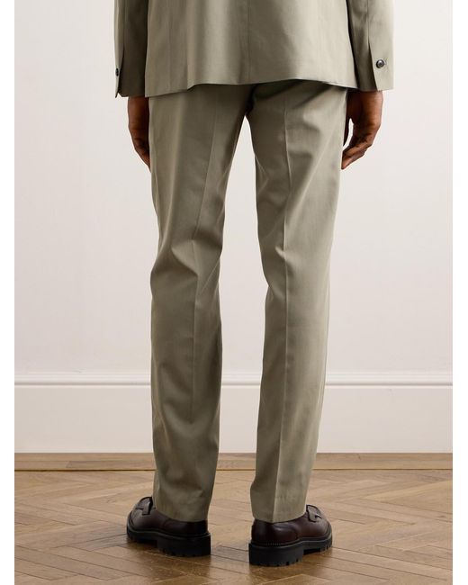 A Kind Of Guise Natural Lyocell And Cotton-Blend Twill Suit Trousers for men