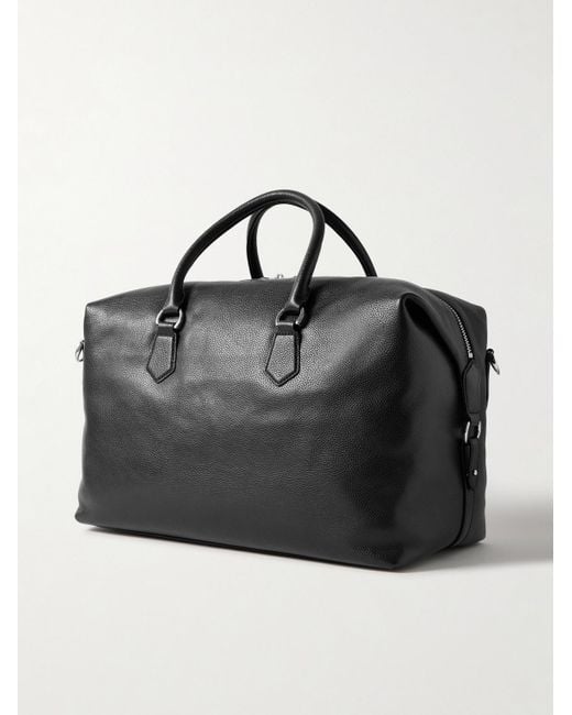 Polo Ralph Lauren Bowling-Tasche aus vollnarbigem Leder in Black für Herren