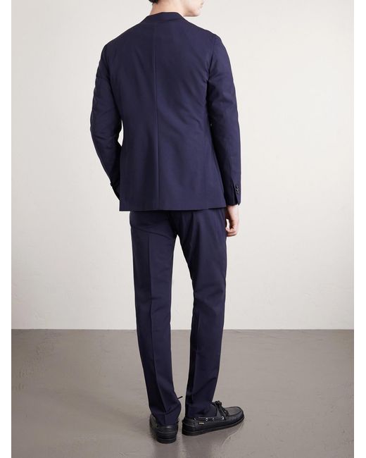 Slowear Blue Wool-blend Suit Jacket for men