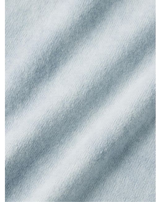 Acne Blue Kronos Tie-dyed Cotton-blend Sweater for men