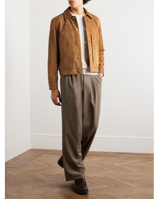 Paul Smith Brown Suede Jacket for men